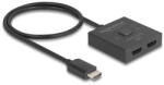 Delock HDMI kapcsoló 2 az 1-ben Kétirányú 8K (18901) - flylite