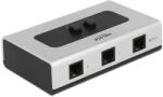 Delock 2 portos manuális, kétirányú RJ11-kapcsoló (87698) (87698)