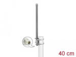 Delock 433 MHz antenna N-hüvely 2 dBi 40 cm irányítatlan, rögzített, kültéri, szürke (12695) (12695)
