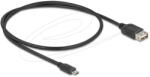 Delock USB 2.0 kábel EASY USB Type Micro apa - EASY USB Type-A anya 0, 5 m (81517) - flylite