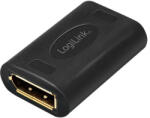 Logilink DisplayPort adapter, DP/F DP/F, UHD 8K/60 Hz, fekete (CV0145)