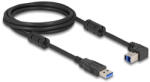 Delock USB 5 Gbps kábel A-típusú apa - B-típusú apa 90 felfelé néző csatlakozóapaval 2 m (81105) (81105) - flylite