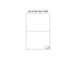 MARKIn Etichete Adezive fara Margini Markin C/509 210x148MM 200 Bucati Alb (3054)