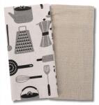 Moraj 2 db konyharuha készlet, Moraj, pamut, 40x60 cm, többféle mintával (MRB130-038/2)