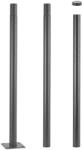 Brilagi - Tijă metalică pentru stâlp de iluminat exterior, 3 m, diametru 58 mm, gri (BG3820)