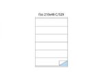 MARKIn Etichete Adezive fara Margini Markin C/529 210x48MM 600 Bucati Alb (5765)