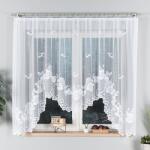 Markizeta Jacquard függöny, Felszerelésre kész, Penelope modell, 400x160 cm, Marquise, Fehér (002691/FBL/001/400160/1)