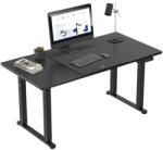 Greman Állítható Íróasztal, Magasságállítás, 160 Cm X 80 Cm X 119 Cm Két Motor, Fekete
