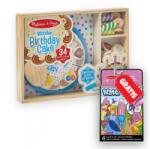Melissa & Doug AKCIÓ: Melissa & Doug születésnapi torta szett + Water WOW vízi varázslat mesék INGYEN (AS_6074876_6074889)