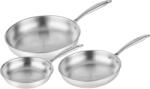 Siguro serpenyő Pure Delight, átmérő 28 + 24 + 20 cm, prémium rozsdamentes acél, 3 db (SGR-CS-S772SU)