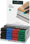 Faber-Castell Display 120 buc x Marker permanent multimark Faber-Castell, F, S, M - 4 culori asortate (FC151350)