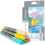 DMAST Set 6 buc x Markere acrilice Pebeo Dmast, 2 mm, culori metalizate pastel (DLEC351)