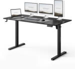 Greman Állítható Magasságú Íróasztal Nojo Light 140 Cm X 60 Cm Fekete