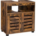 Greman Mosdó Alatti Fürdőszoba Szekrény, 60x30x63cm , rusztikus Barna