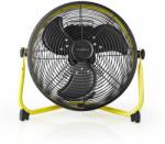 Nedis Holland padlóventilátor, Ipari padlóventilátor, Padló Ventilátor 300 mm | 3-sebességes | Dönthető | Fekete / Sárga FNFL11FYW30 (FNFL11FYW30)