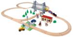 Eichhorn Vasúti Pálya Híddal Játékkészlet, 55 Alkatrész