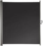  Rolós terasz oldal napellenző, szürke - 160x300cm