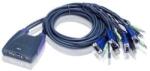 ATEN - 4-portos USB KVM Kapcsoló - VGA Audio (CS64US)