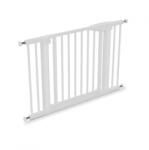 Tulano Biztonsági Rács, Állítható Méret 75 Cm - 110 Cm, Dupla Zárrendszer, Fehér