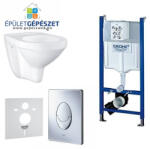 GROHE 5in1 szett Alföldi Saval 2.0 mélyöblítésű fali wc-vel (4056 59 01)