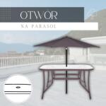 SPRINGOS Gf0076 Kerti Asztal 120 X 70 X 70 Cm (gf0076)