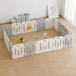 inSPORTline Gyerek műanyag járóka inSPORTline Klaudino 16+2 288x208x66 cm (26666)