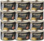 Miamor Miamor Feine Filets zselében - nedves macskaeledel tonhallal és sajttal 12x100 g-os konzerv