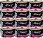 Miamor Miamor Feine Filets zselében - nedves macskaeledel csirkével, sonkával és rizzsel 12x100 g-os konzerv