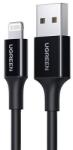 UGREEN USB-Lightning kábel UGREEN US155, MFi, 2m, fekete (80823)