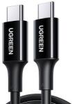UGREEN USB-C - USB-C UGREEN US300 kábel, 100 W, 5 A, 2 m, fekete (80372)