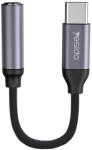 Yesido - Audiokábel-adapter (YAU19) - Type-C-csatlakozó 3, 5 mm-es - Fekete (KF234438)