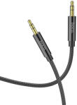 hoco. - Audiokábel (UPA19) - Jack 3, 5 mm - Jack 3, 5 mm, 1 m - Fekete (KF239345)