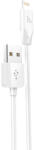 hoco. - Rapid adatkábel (X1) - USB-A a Lightninghez, 10, 5 W, 2, 4 A, 2 m - fehér (KF239276)
