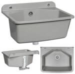 FERRO falikút tartós műanyag, szürke (FE-DRK37/46G)