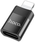 hoco. - OTG adapter (UA17) - Lightning USB Type-C, Plug & Play, 2A - fekete (KF239335)