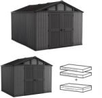 Keter Stronghold 10x15 műanyag kerti ház szürke (260742, 260799)