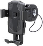 YESIDO - Kerékpártartó (C94) - Automata markolat, első hevederek - Fekete (KF235331)