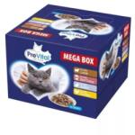 PreVital alutasakos macskaeledel mega box 24x100g Multipack