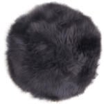 House Nordic Lambskin báránybőr ülőpárna, Szürke, Ø35 cm (HN3981013)