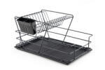 Hermia Edényszárító, csepegtető tálca, fekete, 47 x 32 cm (161WRC1104)
