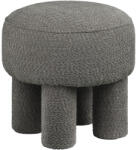 House Nordic Canberra puff, kerek puff, antracit (HN1501126)