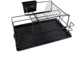 Hermia Edényszárító, csepegtető tálca, fekete, 47 x 32 cm (161WRC1106)