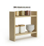 Hanah Home Konyhai fűszertartó polc, tölgy, 34x30x10 cm (362ANT1119)