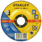 STANLEY fémvágó korong, süllyesztett 115x3, 2x22, 2mm (STA32025-QZ) - hardtools
