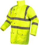 NEO TOOLS Láthatósági munkavédelmi kabát, univerzális 5 az1-ben, szigetelt, sárga, M (81-716-M)