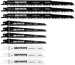 GRAPHITE Orrfűrészlap készlet, HCS, fémhez-fához, 10db (57T566) - storeplace