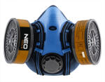 NEO TOOLS Szilikon félmaszk készlet, 2db szűrővel, A1, szerves gázok ellen (97-352) - storeplace