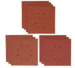 STANLEY csiszolópapír rezgőcsiszolóra 114x114mm P80-180, 10db/cs (STA31108-XJ)