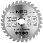 NEO TOOLS Körfűrészlap merülőfűrészhez keményfém fogakkal, 165x20mm, 30 fog (55-686) - storeplace