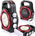 MH Protect Multifunkciós solar zseblámpa - hordozható, powerbankkal és spotlámpával